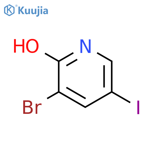 3-bromo-5-iodo-1H-pyridin-2-one structure