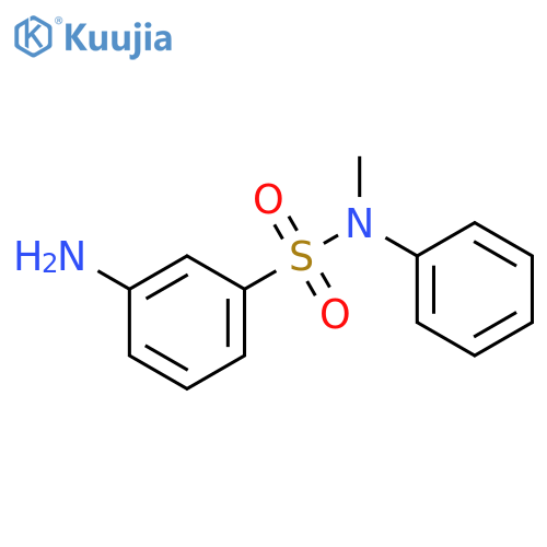 3-Amino-N-methyl-N-phenylbenzene-1-sulfonamide structure
