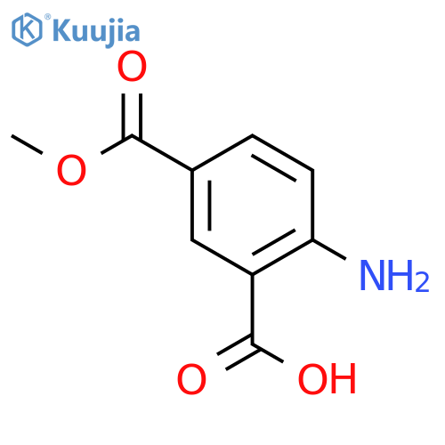 2-Amino-5-(methoxycarbonyl)benzoic acid structure