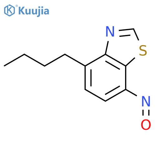 Benzothiazole,4-butyl-7-nitroso- structure