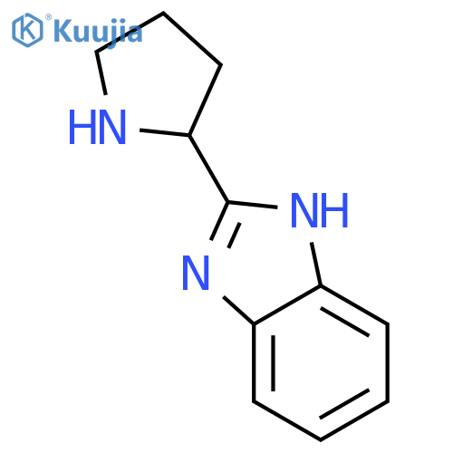 2-(pyrrolidin-2-yl)-1H-1,3-benzodiazole structure