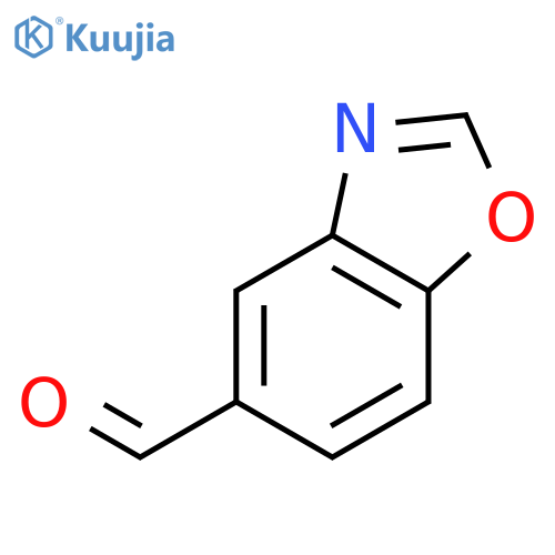 1,3-benzoxazole-5-carbaldehyde structure