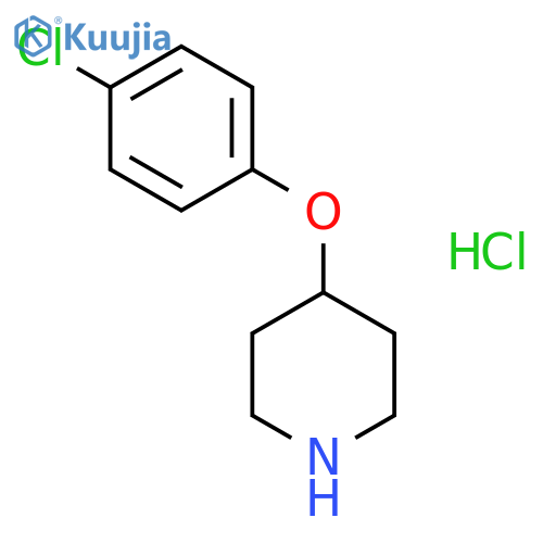 4-(4-Chlorophenoxy)piperidine hydrochloride structure