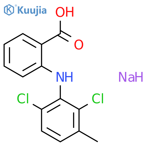 Meclofenamic acid sodium structure