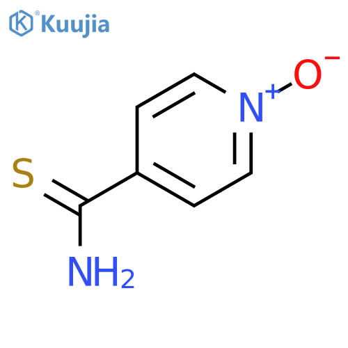 4-Pyridinecarbothioamide,1-oxide structure