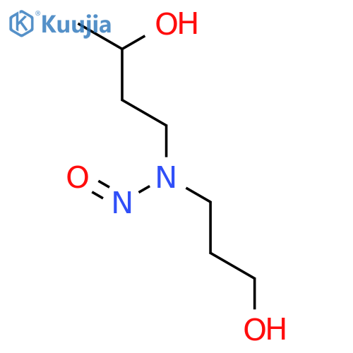 2-Butanol,4-[(3-hydroxypropyl)nitrosoamino]- structure