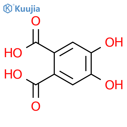 4,5-Dihydroxybenzene-1,2-dicarboxylic acid structure