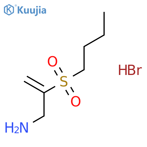 2-Propen-1-amine, 2-(butylsulfonyl)-, hydrobromide structure