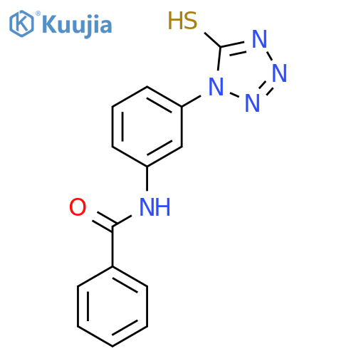 N-(3-(5-Mercapto-1H-tetrazol-1-yl)phenyl)benzamide structure