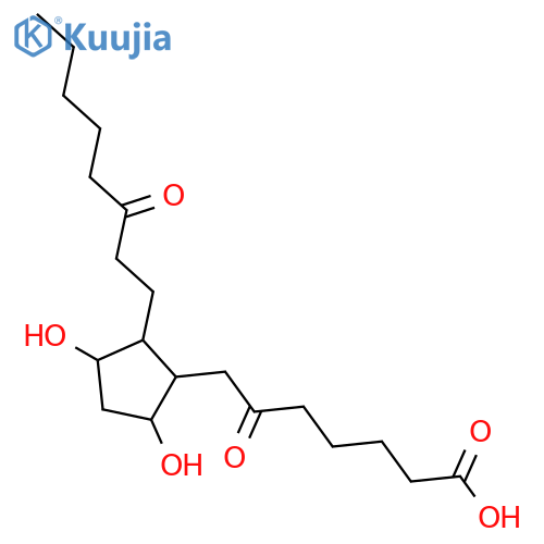 6,15-Diketo-13,14-dihydro-PGF1α structure