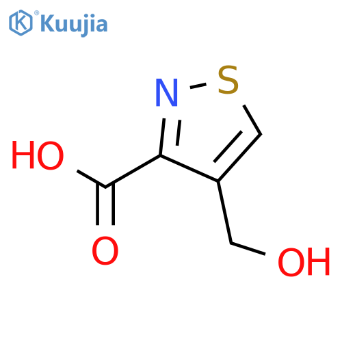3-Isothiazolecarboxylicacid, 4-(hydroxymethyl)- structure