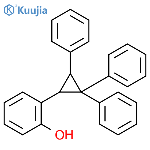2-(2,2,3-Triphenylcyclopropyl)phenol structure