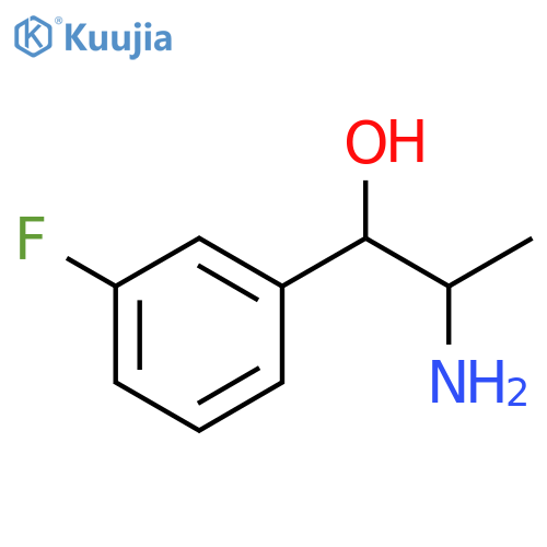 2-amino-1-(3-fluorophenyl)propan-1-ol structure