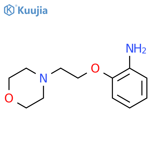 2-[2-(morpholin-4-yl)ethoxy]aniline structure