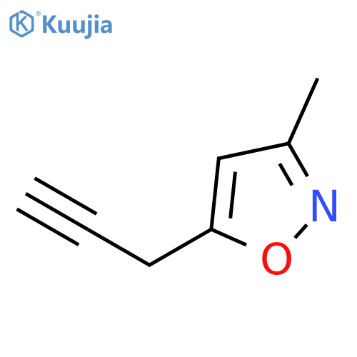 3-methyl-5-(prop-2-yn-1-yl)-1,2-oxazole structure