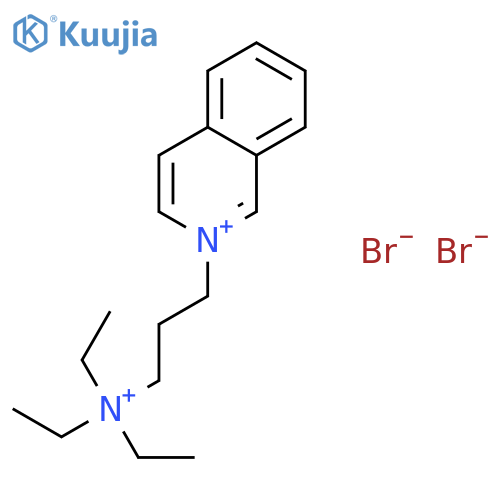 Isoquinolinium,2-[3-(triethylammonio)propyl]-, bromide (1:2) structure