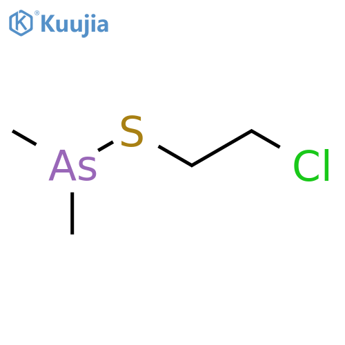 Arsinothious acid,dimethyl-, 2-chloroethyl ester (9CI) structure