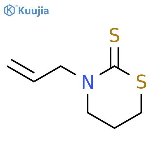 2H-1,3-Thiazine-2-thione,tetrahydro-3-(2-propen-1-yl)- structure