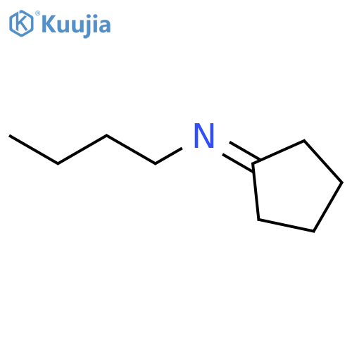 1-Butanamine, N-cyclopentylidene- structure