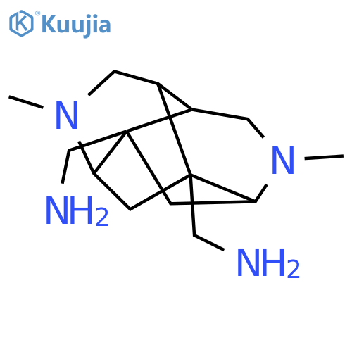 [9-(Aminomethyl)-5,11-dimethyl-5,11-diazatetracyclo[6.2.2.02,7.04,9]dodecan-2-yl]methanamine structure