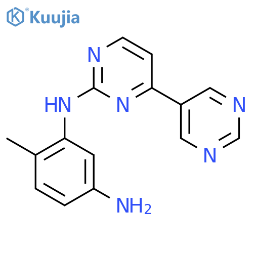 4-Methyl-3-[4-(5-Pyrimidinyl)Pyrimidin-2-Ylamino]Aniline structure