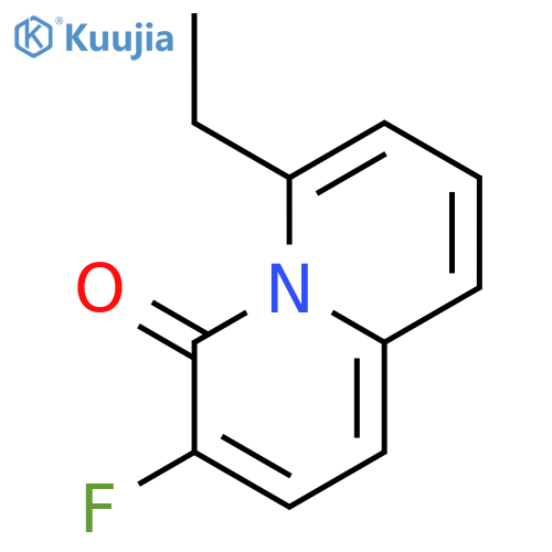 4H-Quinolizin-4-one, 6-ethyl-3-fluoro- structure
