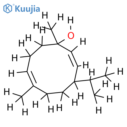 (+)-1(10),5-germacradien-4-ol structure