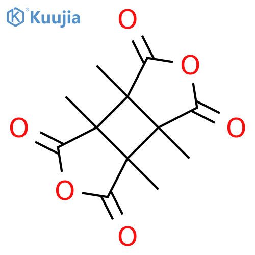 1,2,3,4-Tetramethyl-1,2,3,4-cyclobutanetetracarboxylic Dianhydride structure