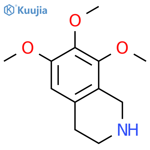 Isoquinoline,1,2,3,4-tetrahydro-6,7,8-trimethoxy- structure