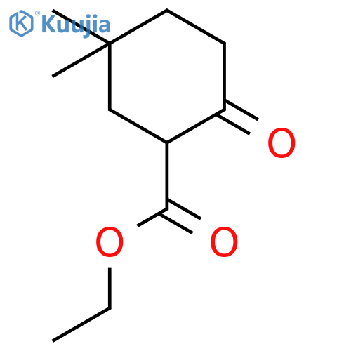 ethyl 5,5-dimethyl-2-oxo-cyclohexanecarboxylate structure