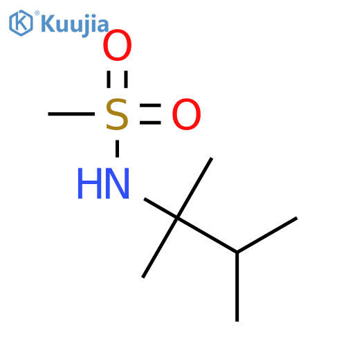 METHANESULFONAMIDE, N-(1,1,2-TRIMETHYLPROPYL)- structure