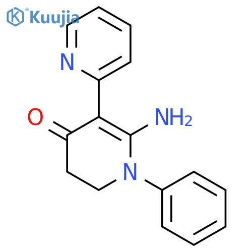 [2,3'-BIPYRIDIN]-4'(1'H)-ONE, 2'-AMINO-5',6'-DIHYDRO-1'-PHENYL- structure