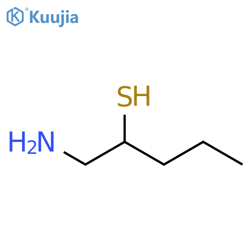 2-Pentanethiol,1-amino- structure