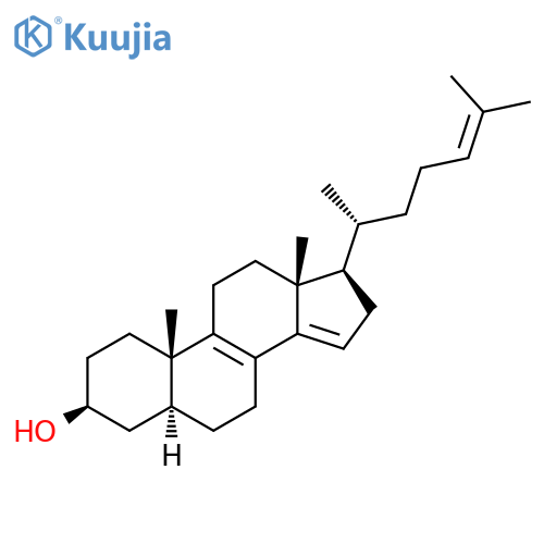 (3β,5α)-Cholesta-8,14,24-trien-3-ol structure