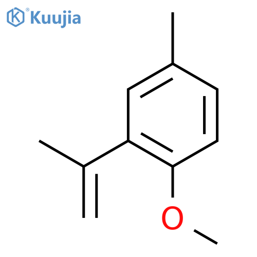 Benzene, 1-methoxy-4-methyl-2-(1-methylethenyl)- structure