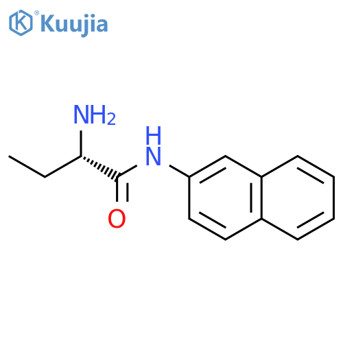 Butanamide, 2-amino-N-2-naphthalenyl-, (2S)- structure