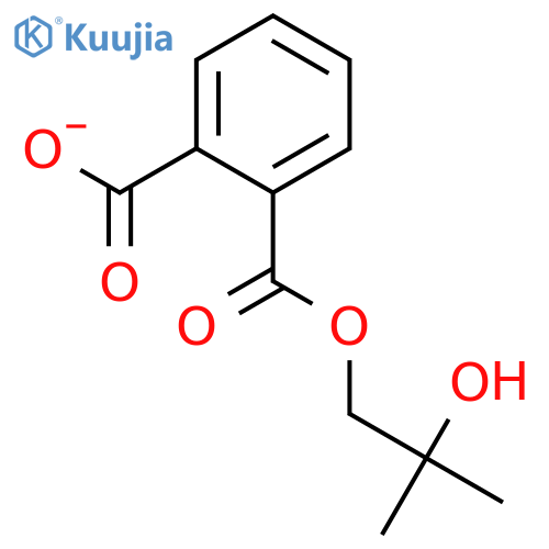 Mono(2-hydroxyisobutyl)phthalate structure
