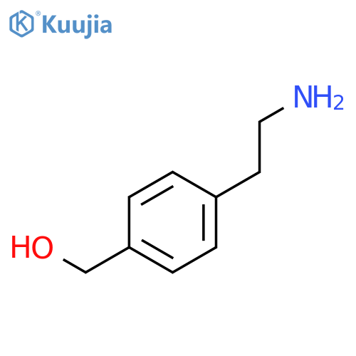 4-(2-Amino-ethyl)-phenyl-methanol structure