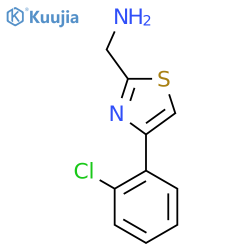 {4-(2-Chlorophenyl)-1,3-thiazol-2-ylmethyl}amine dihydrochloride structure