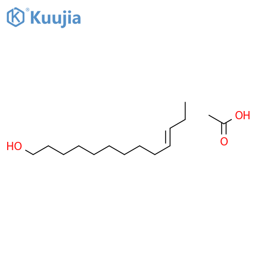 10-Tridecen-1-ol, acetate, (Z)- structure