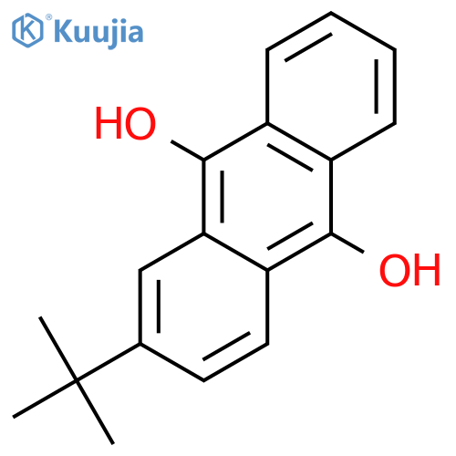 9,10-Anthracenediol, 2-(1,1-dimethylethyl)- structure