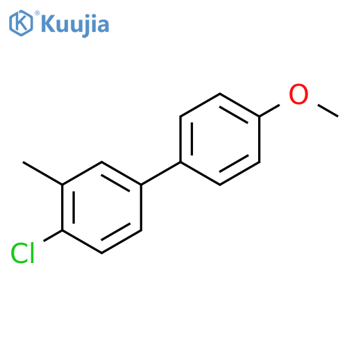 1,1'-Biphenyl, 4-chloro-4'-methoxy-3-methyl- structure