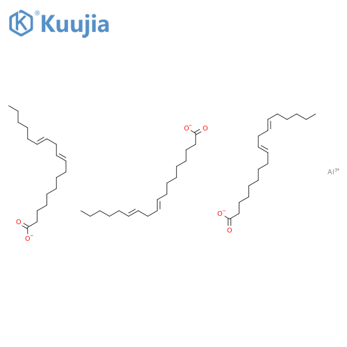 9,12-Octadecadienoicacid (9Z,12Z)-, aluminum salt (3:1) structure