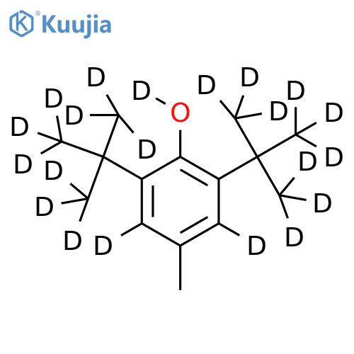 2,6-Di-(tert-butyl-d9)-4-methylphenol-3,5-d2,OD structure