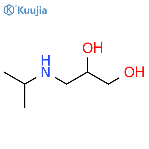 3-Isopropylamino-1,2-propanediol structure