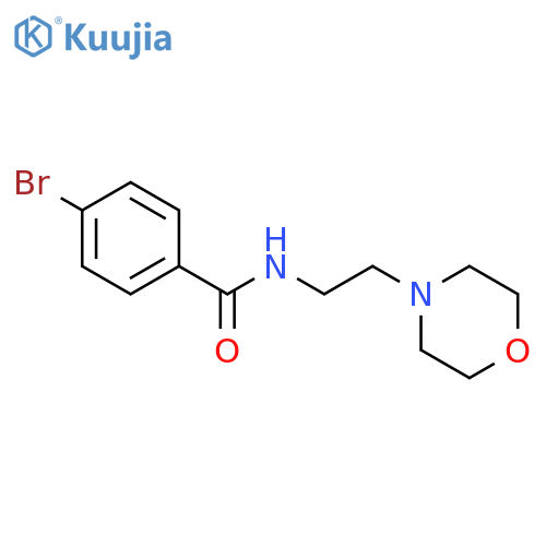 Benzamide,4-bromo-N-[2-(4-morpholinyl)ethyl]- structure