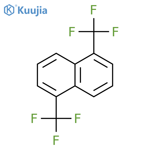 Naphthalene, 1,5-bis(trifluoromethyl)- structure