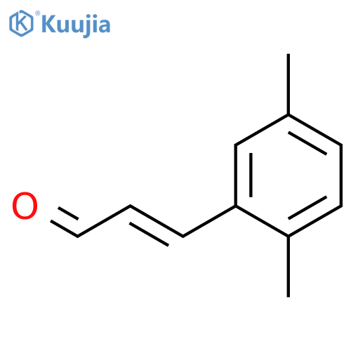 3-(2,5-dimethylphenyl)prop-2-enal structure
