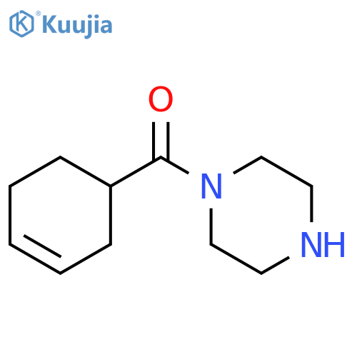 1-(cyclohex-3-ene-1-carbonyl)piperazine structure