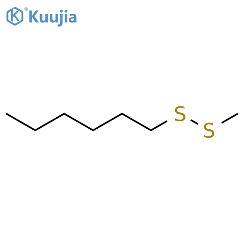 Disulfide, hexyl methyl structure